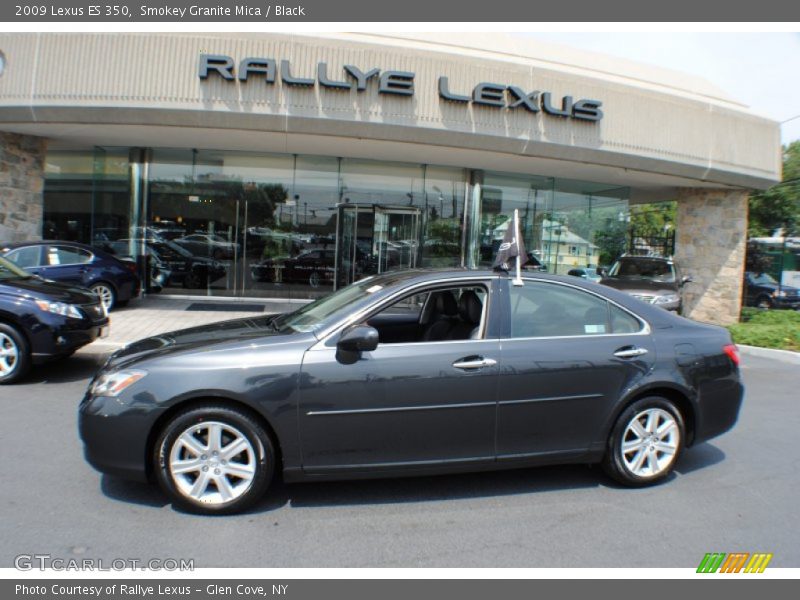 Smokey Granite Mica / Black 2009 Lexus ES 350