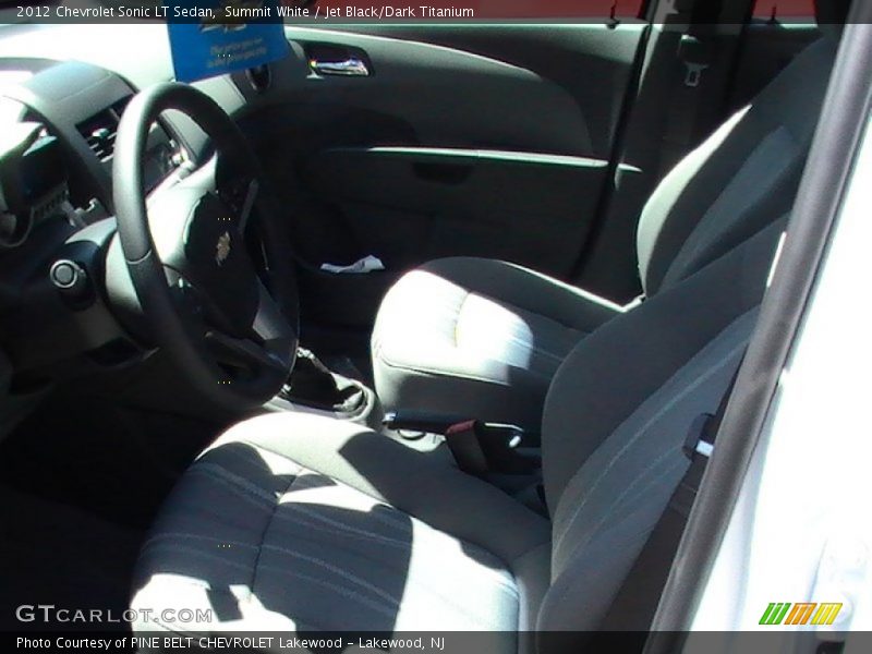 Summit White / Jet Black/Dark Titanium 2012 Chevrolet Sonic LT Sedan