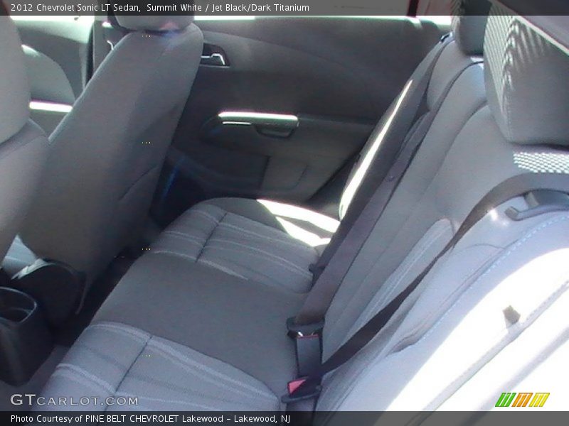 Summit White / Jet Black/Dark Titanium 2012 Chevrolet Sonic LT Sedan
