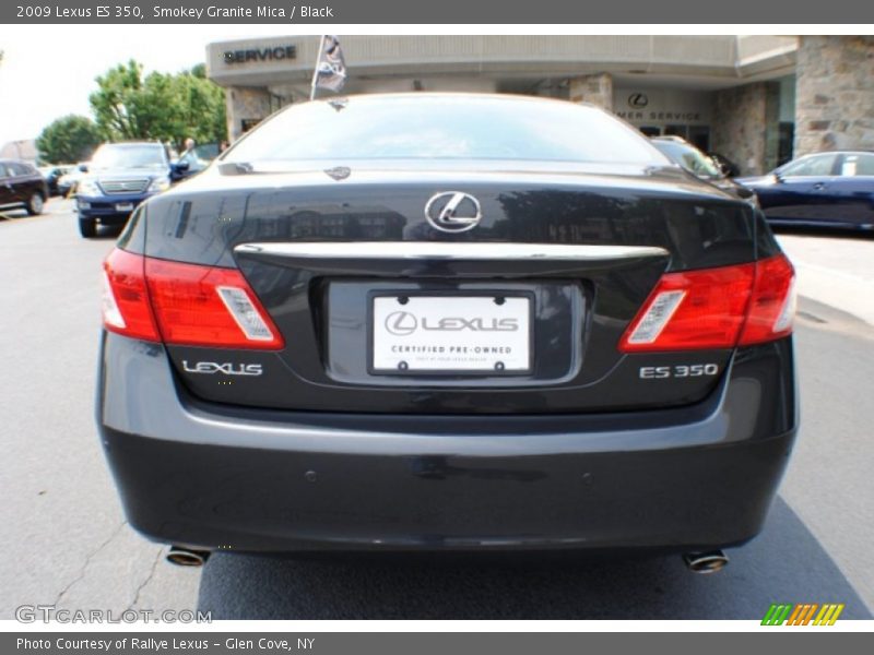Smokey Granite Mica / Black 2009 Lexus ES 350