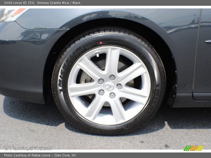 Smokey Granite Mica / Black 2009 Lexus ES 350
