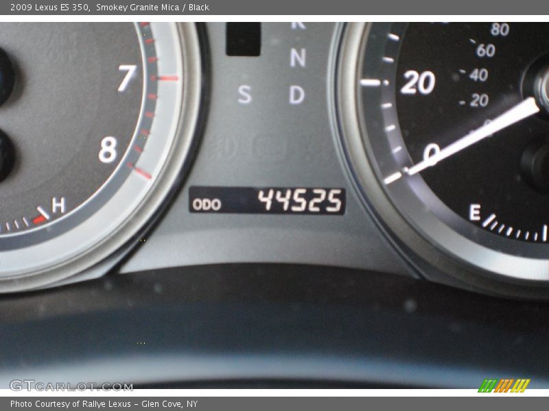 Smokey Granite Mica / Black 2009 Lexus ES 350