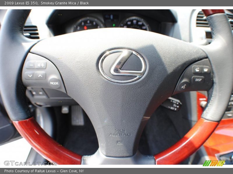 Smokey Granite Mica / Black 2009 Lexus ES 350