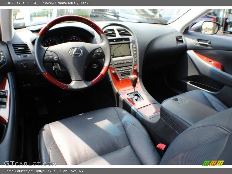 Smokey Granite Mica / Black 2009 Lexus ES 350