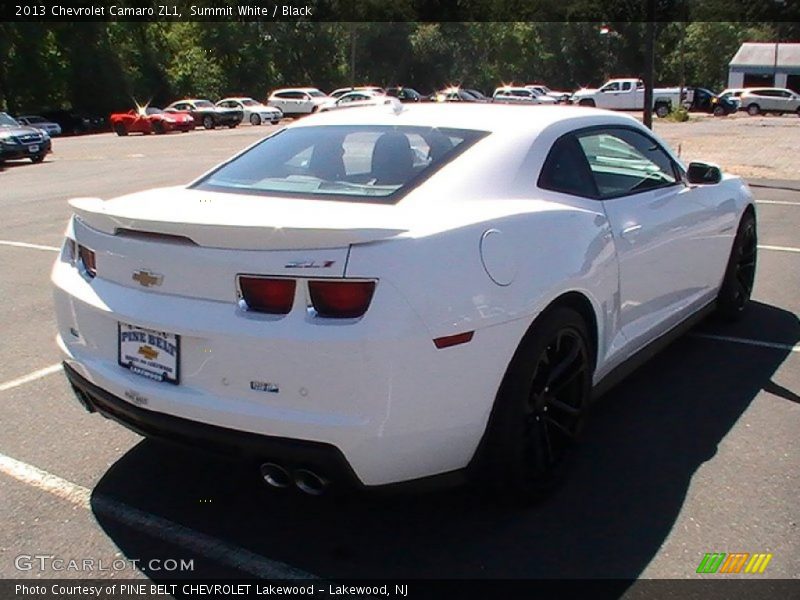 Summit White / Black 2013 Chevrolet Camaro ZL1