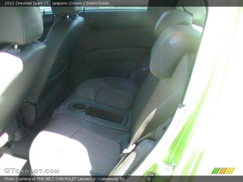 Jalapeno (Green) / Green/Green 2013 Chevrolet Spark LT