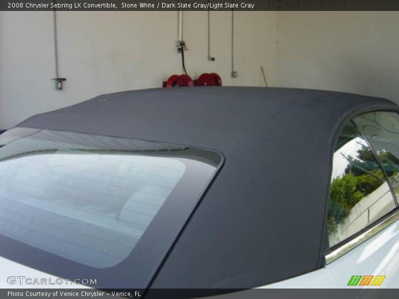 Stone White / Dark Slate Gray/Light Slate Gray 2008 Chrysler Sebring LX Convertible