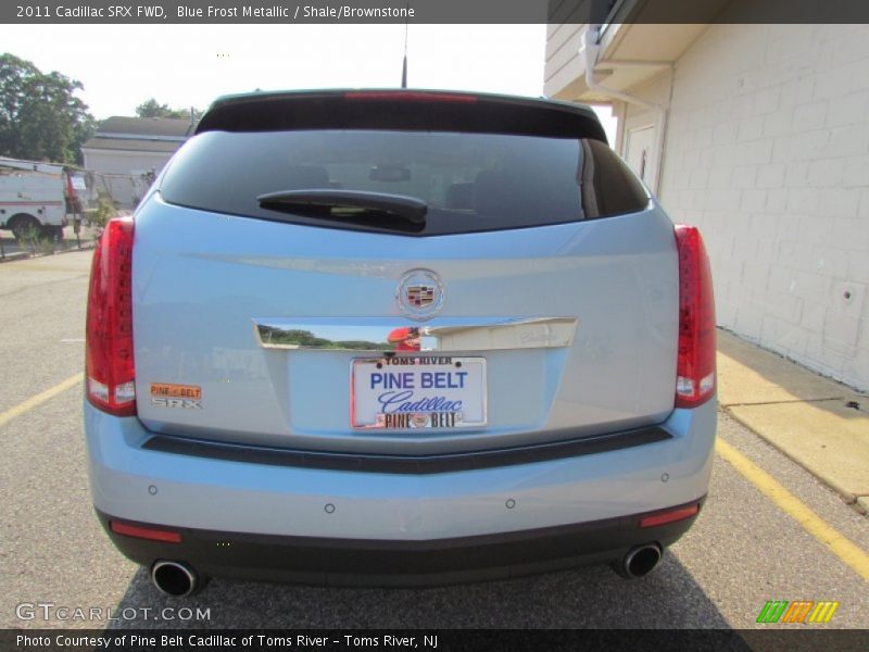 Blue Frost Metallic / Shale/Brownstone 2011 Cadillac SRX FWD