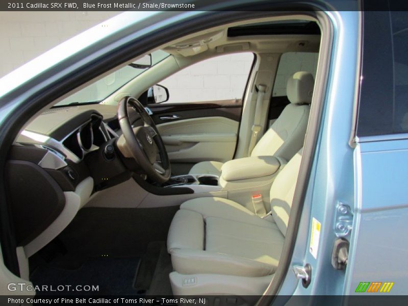 Blue Frost Metallic / Shale/Brownstone 2011 Cadillac SRX FWD