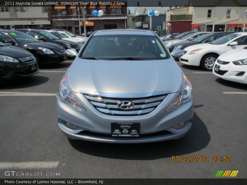 Iridescent Silver Blue Metallic / Gray 2011 Hyundai Sonata Limited