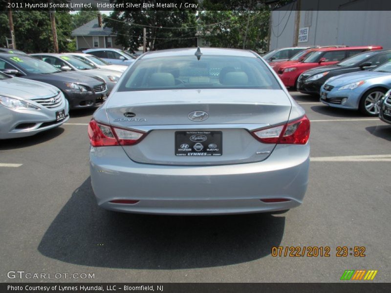 Iridescent Silver Blue Metallic / Gray 2011 Hyundai Sonata Limited