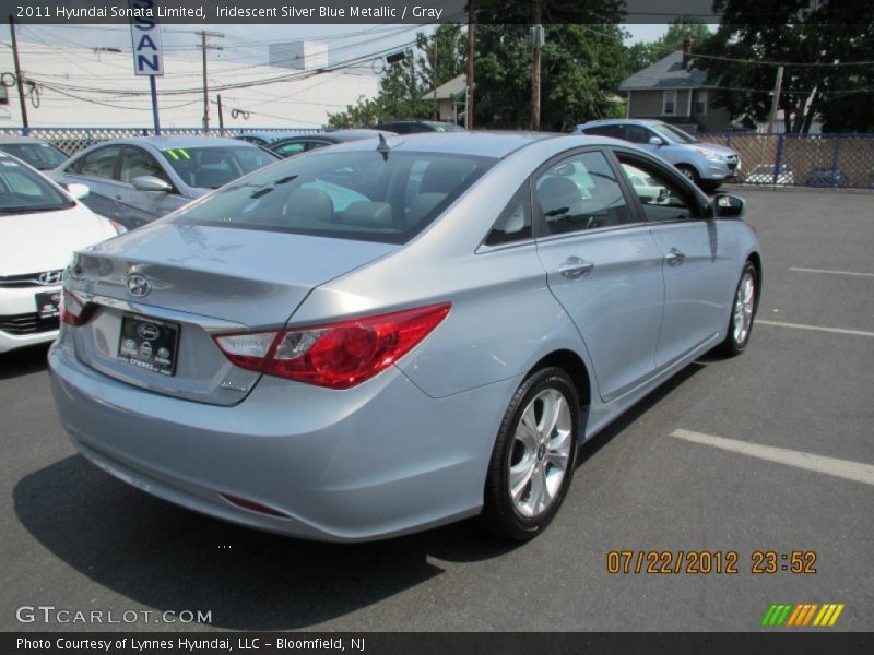 Iridescent Silver Blue Metallic / Gray 2011 Hyundai Sonata Limited