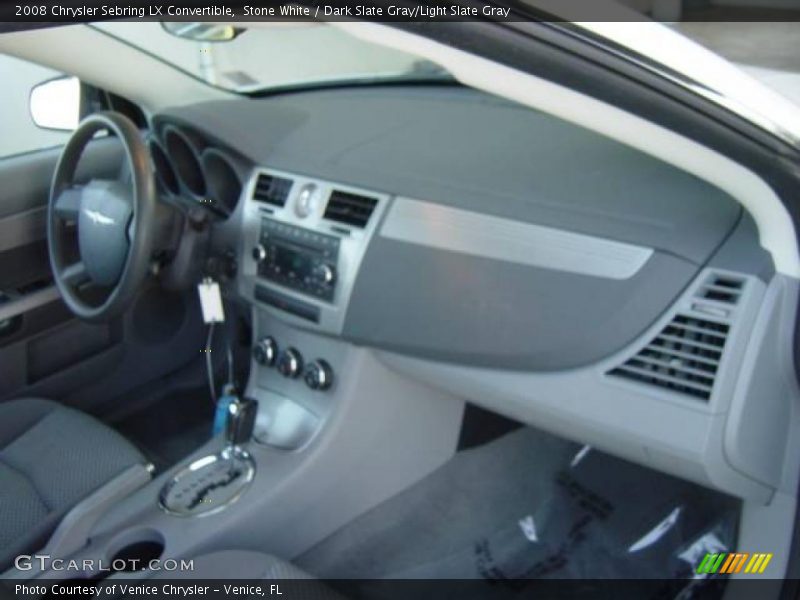 Stone White / Dark Slate Gray/Light Slate Gray 2008 Chrysler Sebring LX Convertible