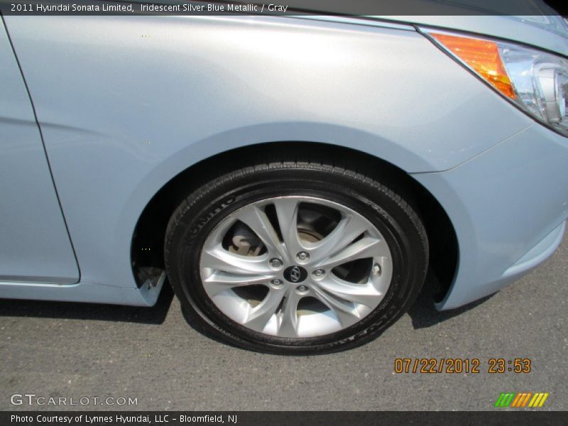 Iridescent Silver Blue Metallic / Gray 2011 Hyundai Sonata Limited