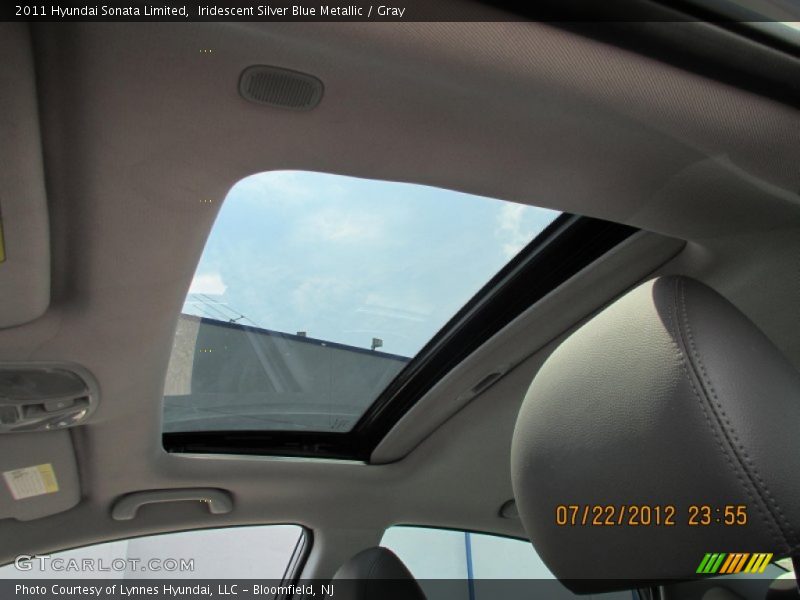 Iridescent Silver Blue Metallic / Gray 2011 Hyundai Sonata Limited