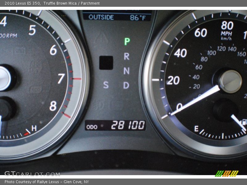 Truffle Brown Mica / Parchment 2010 Lexus ES 350