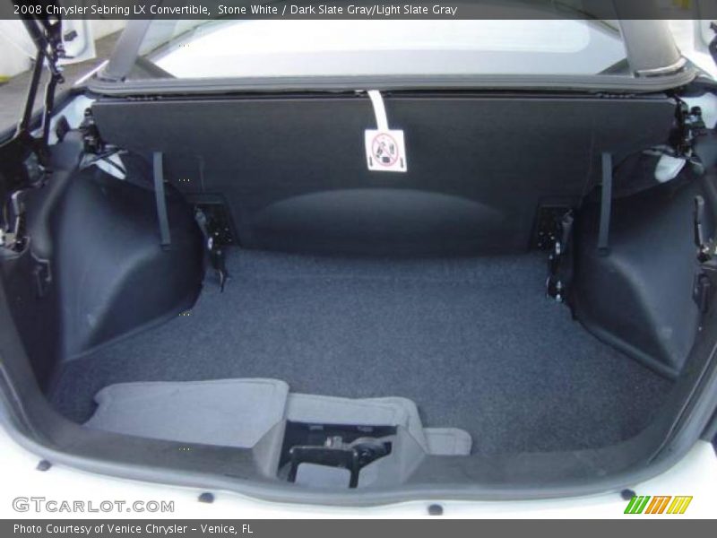 Stone White / Dark Slate Gray/Light Slate Gray 2008 Chrysler Sebring LX Convertible