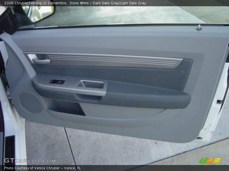 Stone White / Dark Slate Gray/Light Slate Gray 2008 Chrysler Sebring LX Convertible