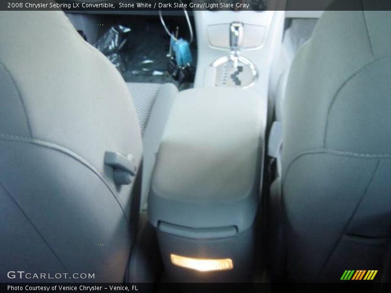 Stone White / Dark Slate Gray/Light Slate Gray 2008 Chrysler Sebring LX Convertible