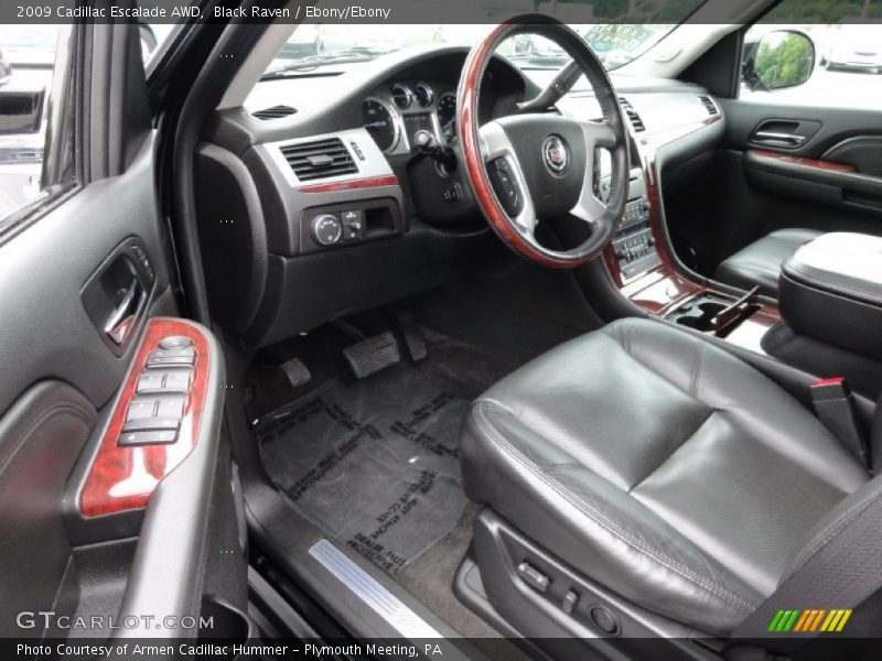 Black Raven / Ebony/Ebony 2009 Cadillac Escalade AWD