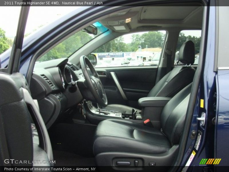 Nautical Blue Pearl / Ash 2011 Toyota Highlander SE 4WD