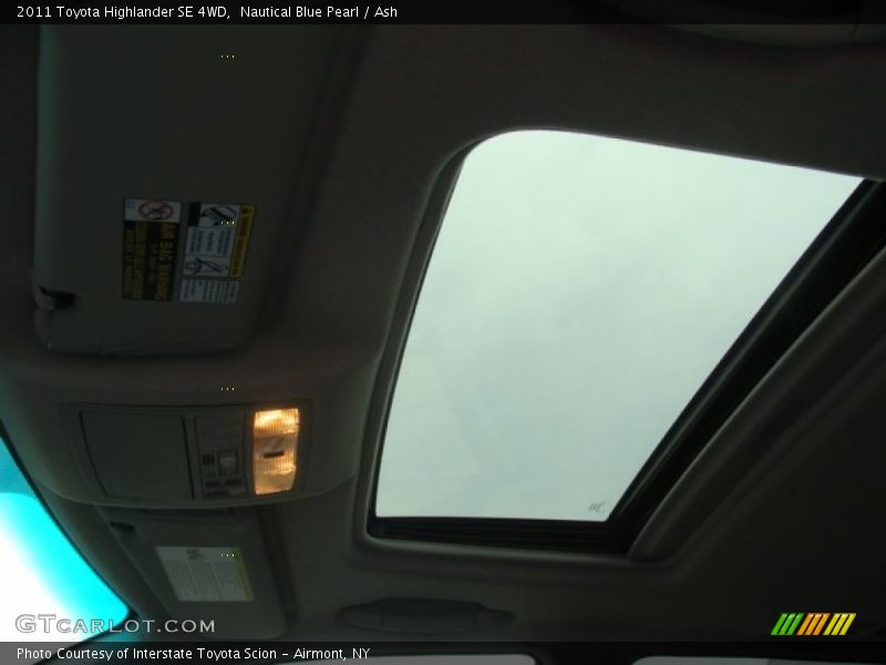Nautical Blue Pearl / Ash 2011 Toyota Highlander SE 4WD