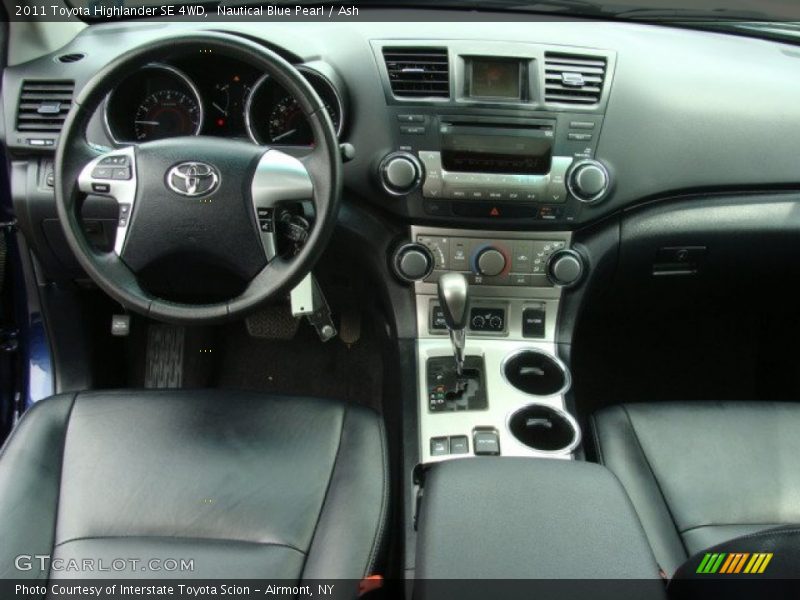 Nautical Blue Pearl / Ash 2011 Toyota Highlander SE 4WD