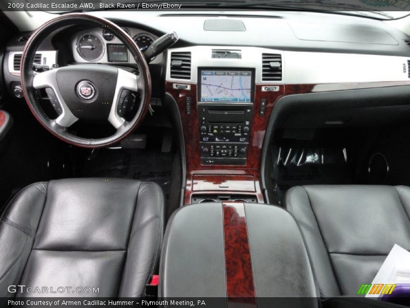 Black Raven / Ebony/Ebony 2009 Cadillac Escalade AWD
