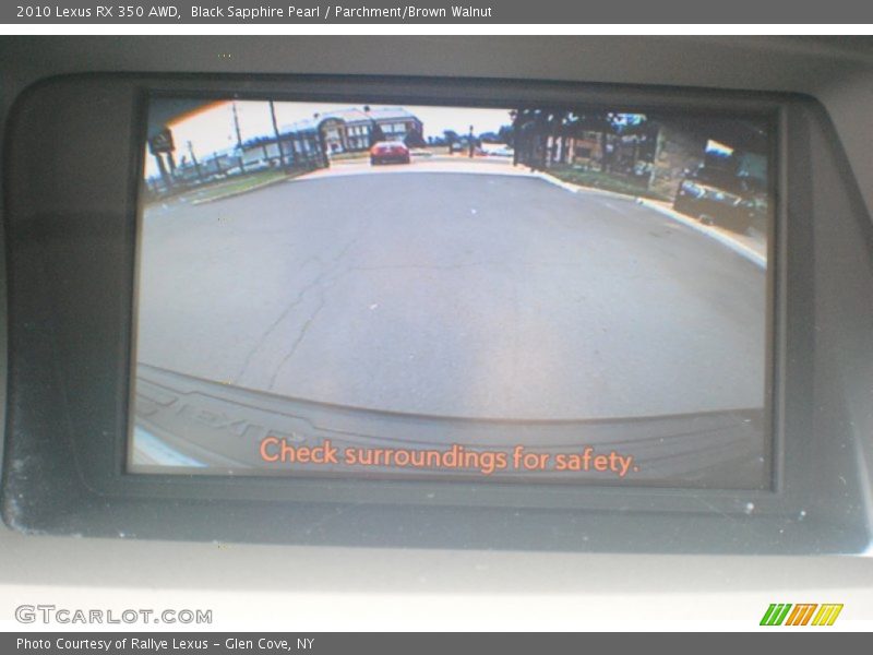 Black Sapphire Pearl / Parchment/Brown Walnut 2010 Lexus RX 350 AWD