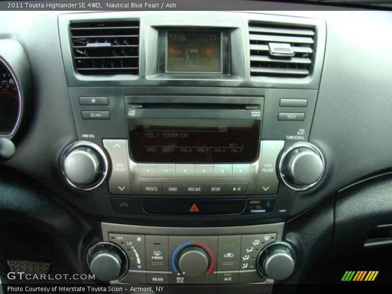 Nautical Blue Pearl / Ash 2011 Toyota Highlander SE 4WD