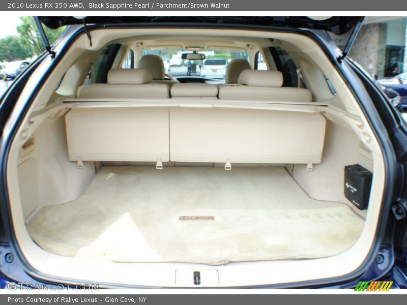 Black Sapphire Pearl / Parchment/Brown Walnut 2010 Lexus RX 350 AWD