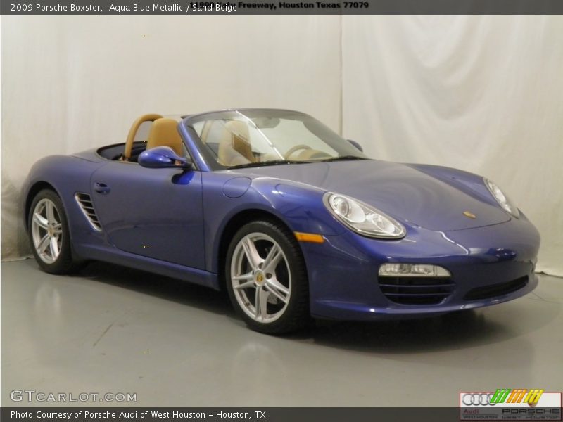 Aqua Blue Metallic / Sand Beige 2009 Porsche Boxster