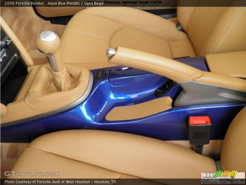 Aqua Blue Metallic / Sand Beige 2009 Porsche Boxster