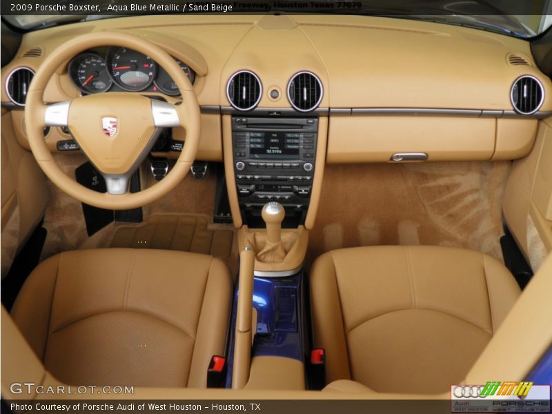 Aqua Blue Metallic / Sand Beige 2009 Porsche Boxster