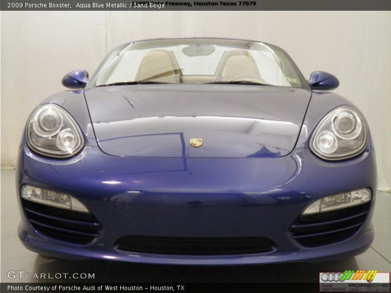 Aqua Blue Metallic / Sand Beige 2009 Porsche Boxster