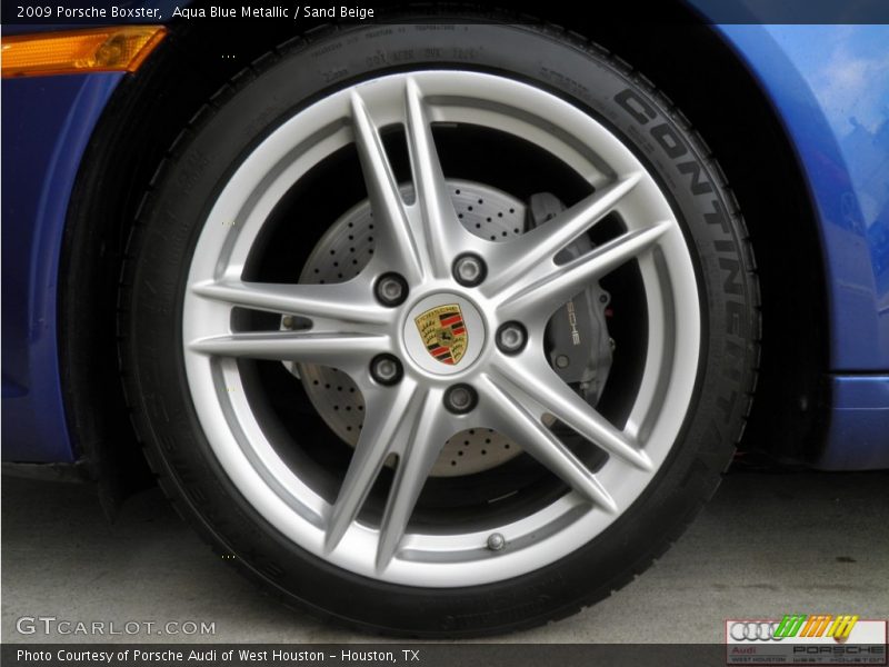 Aqua Blue Metallic / Sand Beige 2009 Porsche Boxster