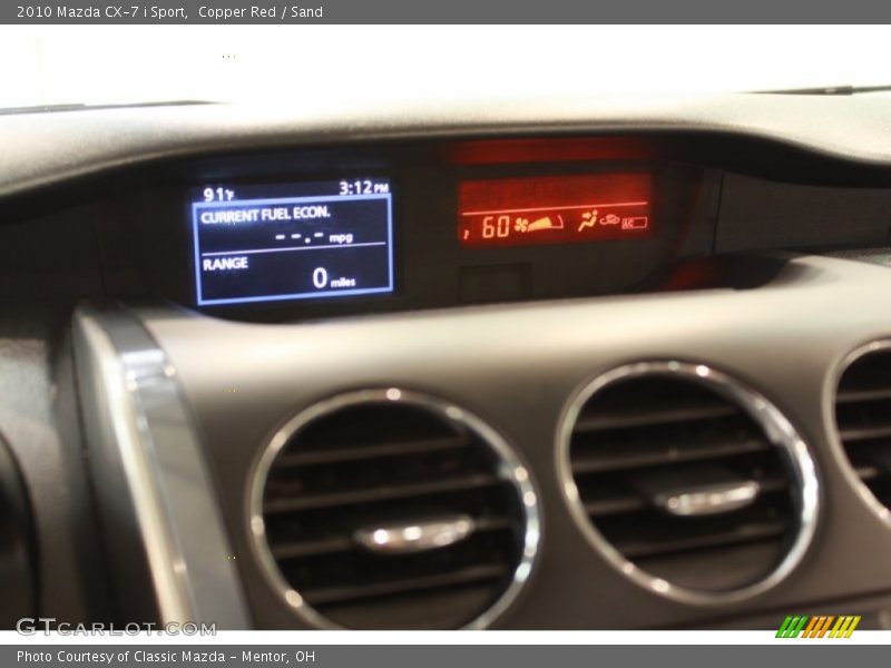 Copper Red / Sand 2010 Mazda CX-7 i Sport