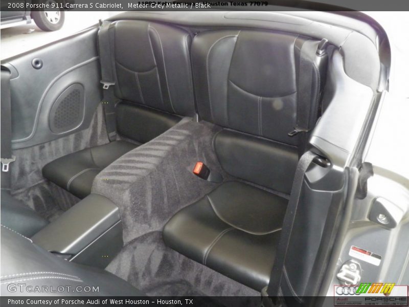 Meteor Grey Metallic / Black 2008 Porsche 911 Carrera S Cabriolet