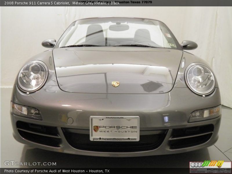 Meteor Grey Metallic / Black 2008 Porsche 911 Carrera S Cabriolet
