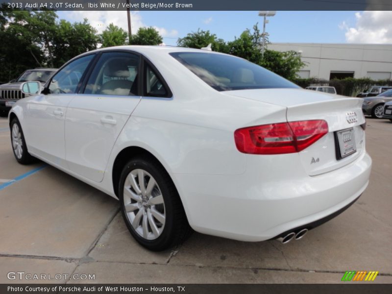Ibis White / Velvet Beige/Moor Brown 2013 Audi A4 2.0T Sedan