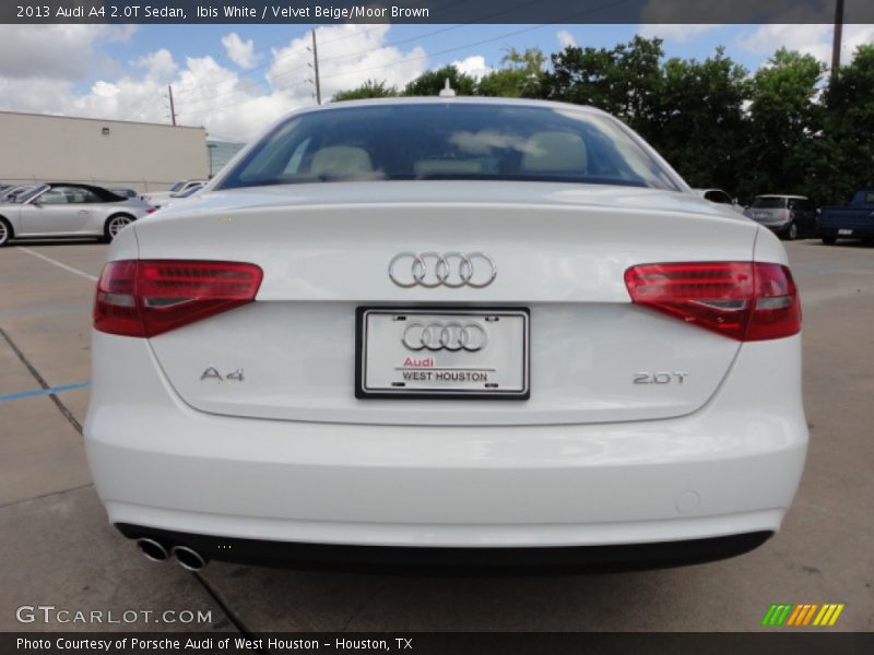 Ibis White / Velvet Beige/Moor Brown 2013 Audi A4 2.0T Sedan