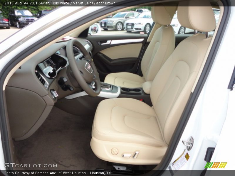Ibis White / Velvet Beige/Moor Brown 2013 Audi A4 2.0T Sedan