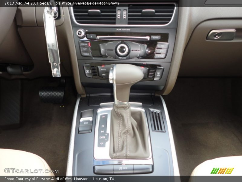 Ibis White / Velvet Beige/Moor Brown 2013 Audi A4 2.0T Sedan