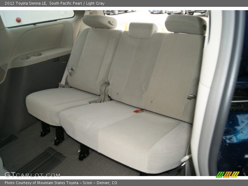 South Pacific Pearl / Light Gray 2012 Toyota Sienna LE