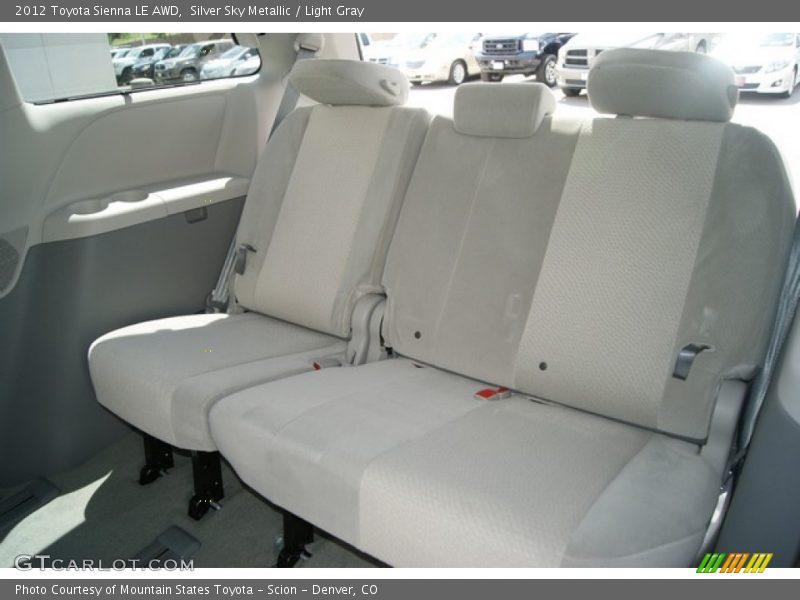Silver Sky Metallic / Light Gray 2012 Toyota Sienna LE AWD