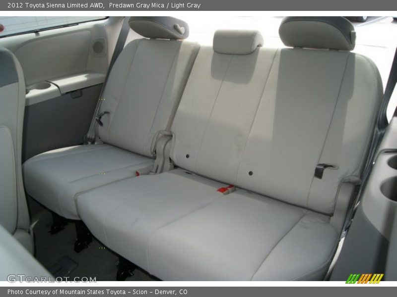 Predawn Gray Mica / Light Gray 2012 Toyota Sienna Limited AWD