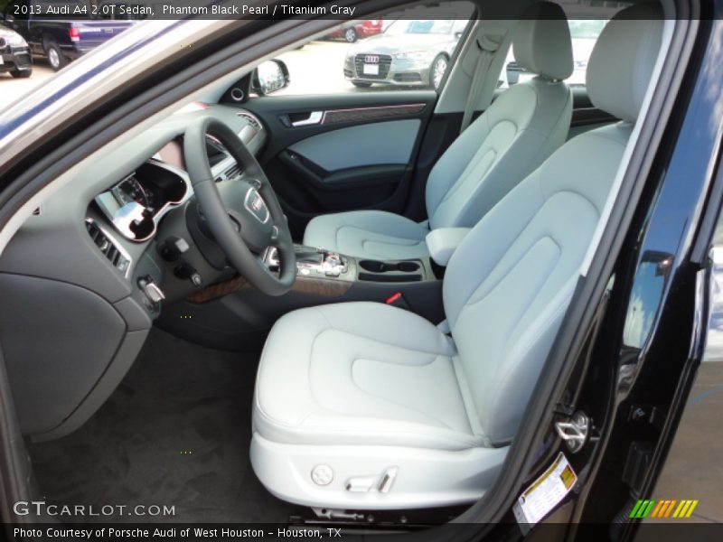 Front Seat of 2013 A4 2.0T Sedan