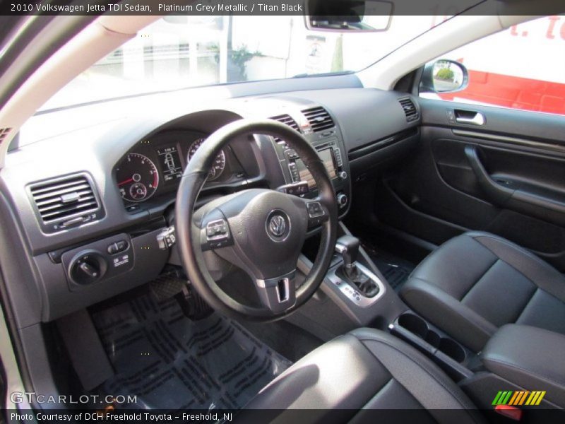 Platinum Grey Metallic / Titan Black 2010 Volkswagen Jetta TDI Sedan