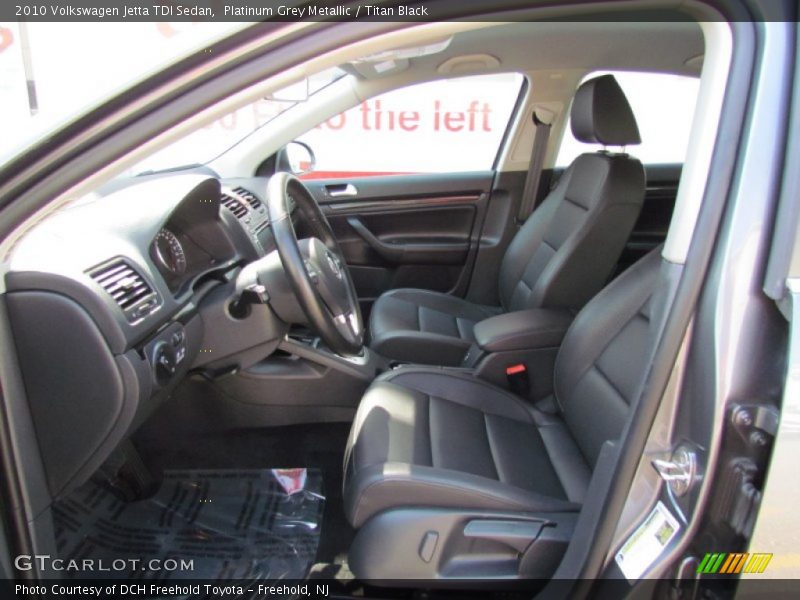 Platinum Grey Metallic / Titan Black 2010 Volkswagen Jetta TDI Sedan