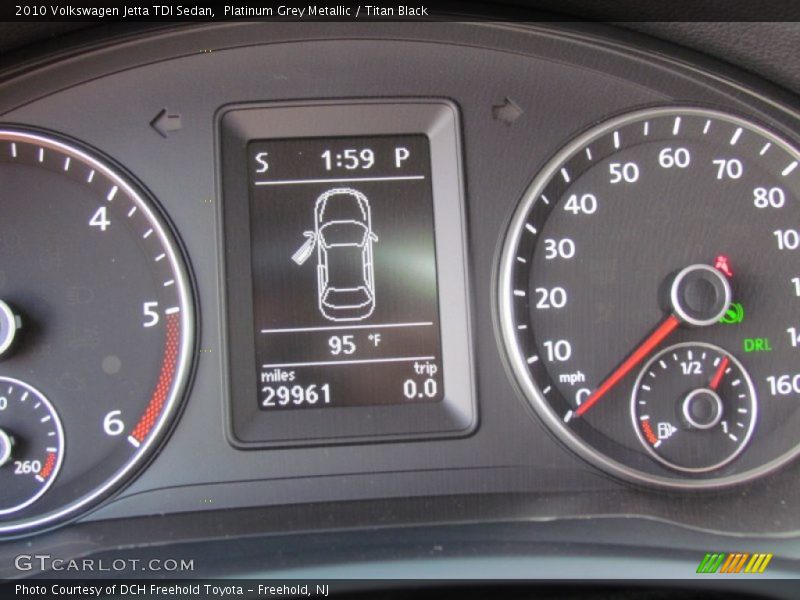 Platinum Grey Metallic / Titan Black 2010 Volkswagen Jetta TDI Sedan